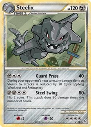 Steelix (HGSS Unleashed) 024/095 - Holofoil Deck Exclusives - Holo Rare