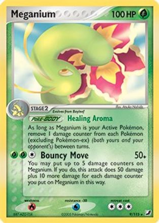 Meganium (EX Unseen Forces) 009/115 Deck Exclusives - Rare