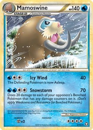 Mamoswine (Cracked Ice Holo) 005/102 - Holofoil Deck Exclusives - Holo Rare