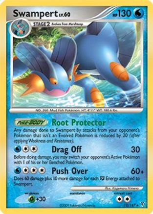Swampert (DPPt Supreme Victors) 012/147 Deck Exclusives - Rare