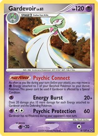 Gardevoir (DPPt Platinum) 008/127 Deck Exclusives - Rare