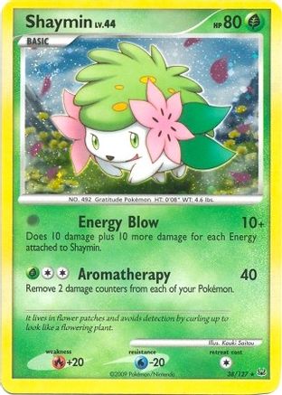 Shaymin (DPPt Platinum) 038/127 - Holofoil Deck Exclusives - Holo Rare