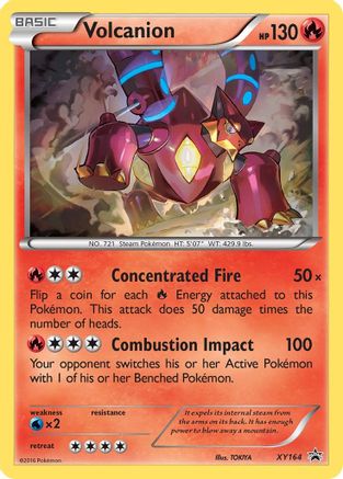 Volcanion XY164 - Holofoil XY Promos - Promo