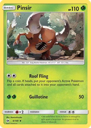 Pinsir 006/149 SM Base Set - Uncommon