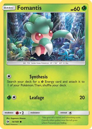 Fomantis 014/149 SM Base Set - Common