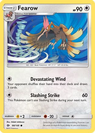 Fearow 098/149 SM Base Set - Common