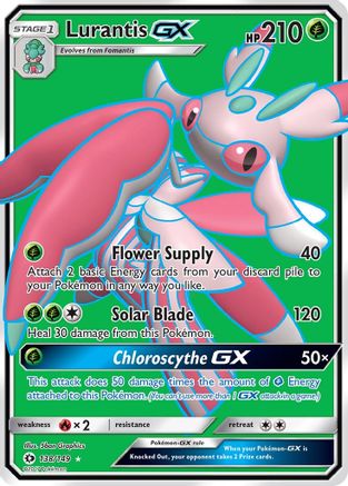 Lurantis GX (Full Art) 138/149 - Holofoil SM Base Set - Ultra Rare