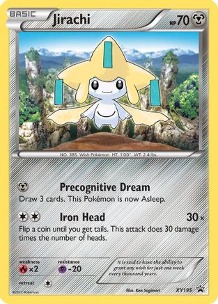 Jirachi XY195 - Holofoil XY Promos - Promo