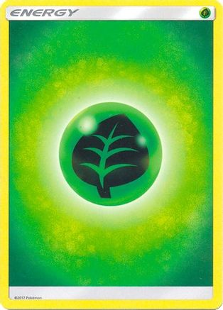 Grass Energy (2017 Unnumbered) 164 - Reverse Holofoil SM Base Set - Common