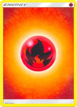 Fire Energy (2017 Unnumbered) 165 - Reverse Holofoil SM Base Set - Common