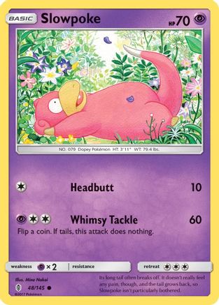 Slowpoke 048/145 SM Guardians Rising - Common