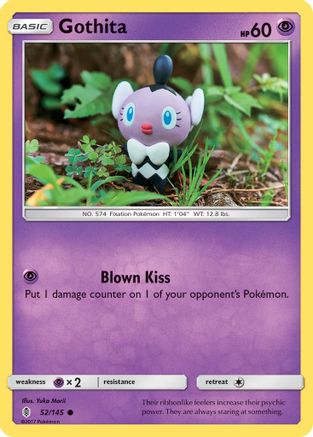 Gothita 052/145 - Reverse Holofoil SM Guardians Rising - Common