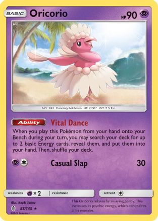 Oricorio (55) (55) 055/145 SM Guardians Rising - Rare