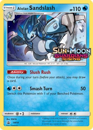Alolan Sandslash (Prerelease) SM18 - Holofoil SM Promos - Promo
