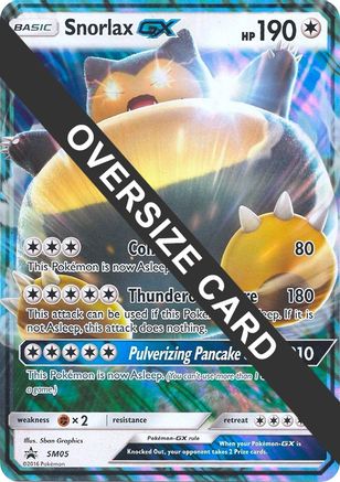 Snorlax GX SM05 Jumbo Cards - Promo