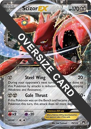Scizor EX 076/122 - Holofoil Jumbo Cards - Promo