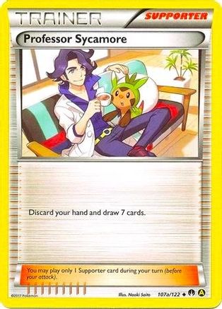 Professor Sycamore (Non-Holo) 107a/122 Alternate Art Promos - Promo