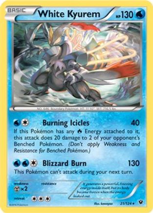 White Kyurem (XY Fates Collide) 021/124 Deck Exclusives - Rare