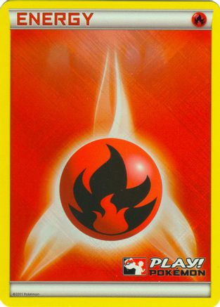 Fire Energy (2011 Play! Pokemon) (2011 Play! Pokemon) - Holofoil League & Championship Cards - Promo