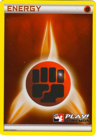 Fighting Energy (2011 Play! Pokemon) (2011 Play! Pokemon) - Holofoil League & Championship Cards - Promo