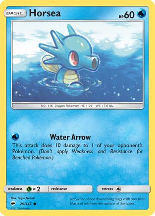 Horsea 029/147 SM Burning Shadows - Common