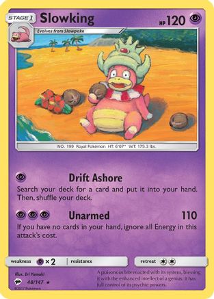 Slowking 048/147 SM Burning Shadows - Rare