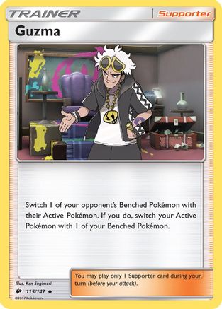 Guzma 115/147 SM Burning Shadows - Uncommon