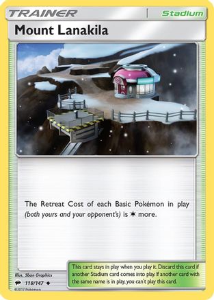 Mount Lanakila 118/147 SM Burning Shadows - Uncommon