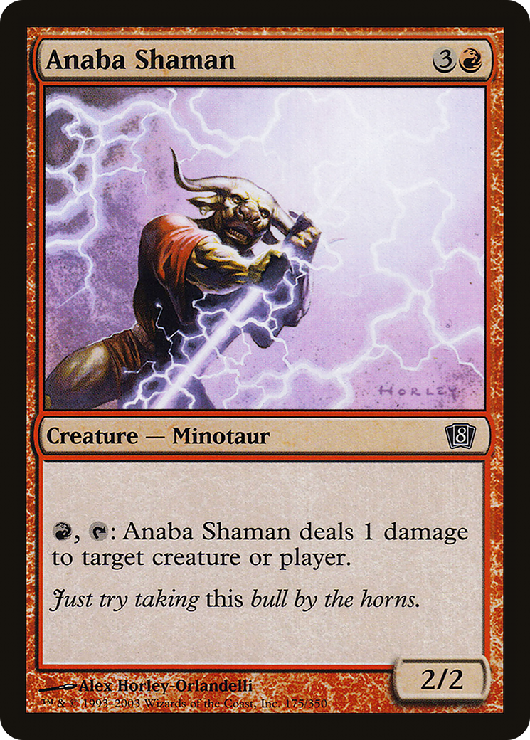 Anaba Shaman (8ED-175★) - 8th Edition