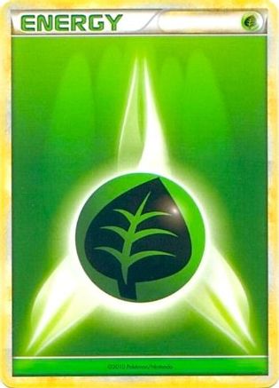 Grass Energy (2010 Unnumbered HGSS Style Non (2010 Unnumbered HGSS Style Non-Holo) League & Championship Cards - Common