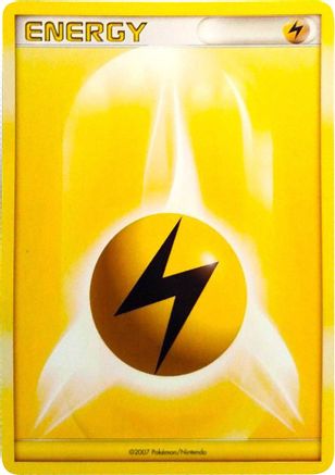Lightning Energy (2007 Unnumbered D/P Style Non (2007 Unnumbered D/P Style Non-Holo)/P League & Championship Cards - Promo