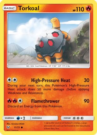 Torkoal 011 Shining Legends - Common