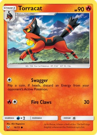 Torracat 016/73 Shining Legends - Common