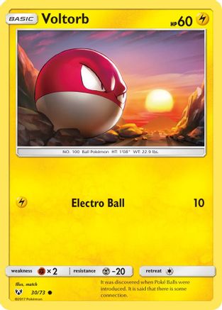 Voltorb 030/73 Shining Legends - Common
