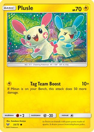 Plusle 033/73 Shining Legends - Common