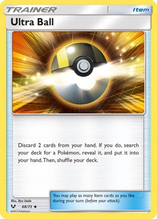 Ultra Ball 068/73 - Reverse Holofoil Shining Legends - Uncommon