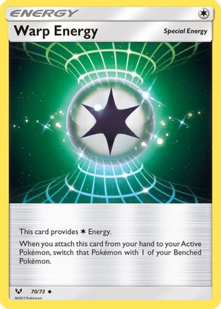 Warp Energy 070/73 - Reverse Holofoil Shining Legends - Uncommon