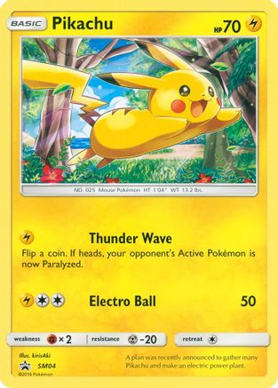 Pikachu (Target Non-Holo) SM04 SM Promos - Promo