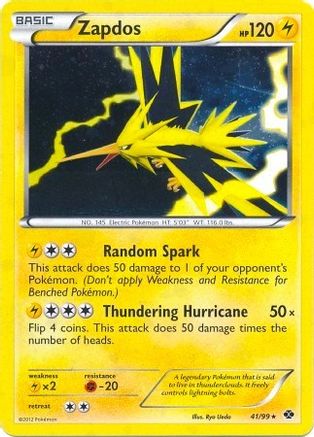Zapdos (Next Destinies) 041/99 - Holofoil Blister Exclusives - Promo