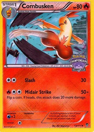 Combusken (Arena Cup Championships) 013/111 - Reverse Holofoil League & Championship Cards - Promo