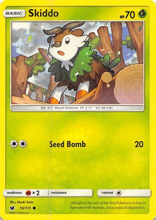 Skiddo 010/111 SM Crimson Invasion - Common