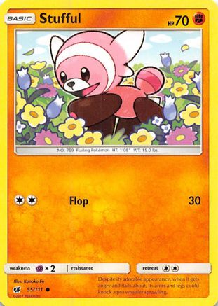Stufful 055/111 SM Crimson Invasion - Common