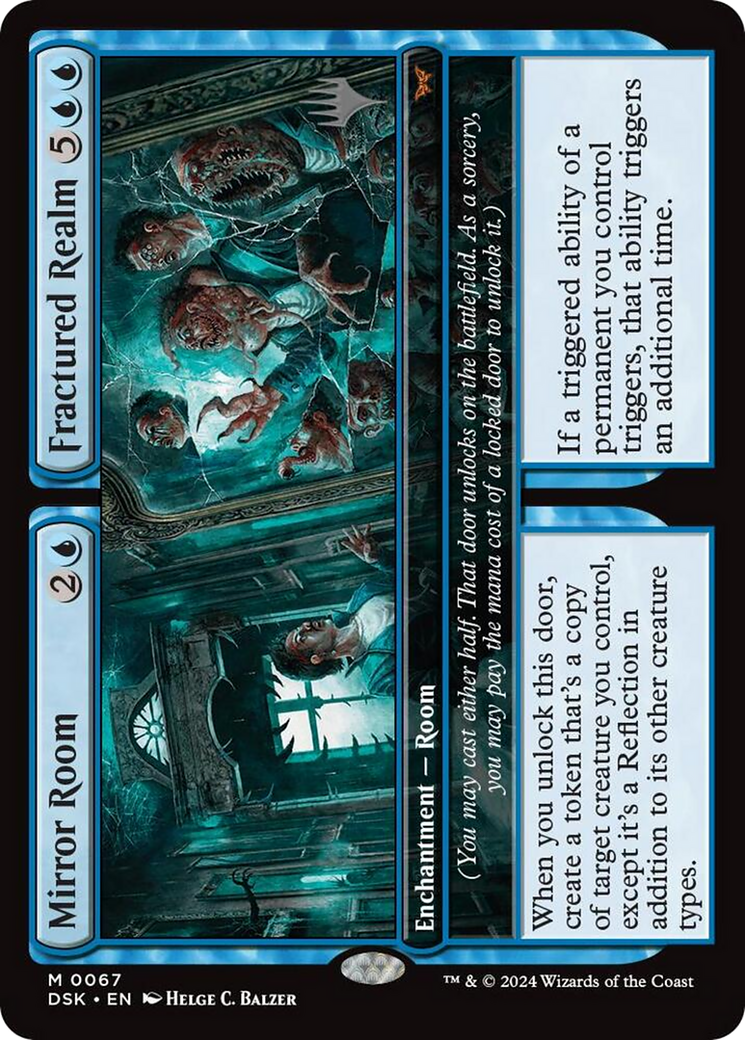 Mirror Room // Fractured Realm (PPDSK-067) - Duskmourn: House of Horror Promos