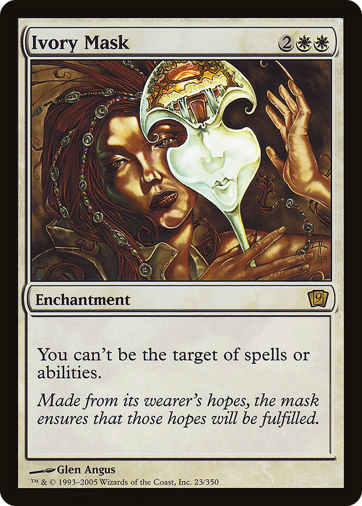 Ivory Mask (9ED-23★) - 9th Edition Foil