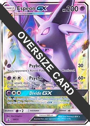 Espeon GX (SM Black Star Promos) SM35 - Holofoil Jumbo Cards - Promo