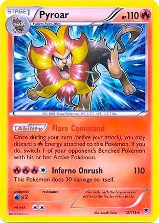 Pyroar (Cosmos Holo) 012/119 - Holofoil Blister Exclusives - Promo