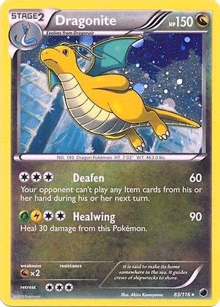 Dragonite (Cosmos Holo) 083/116 - Holofoil Blister Exclusives - Promo