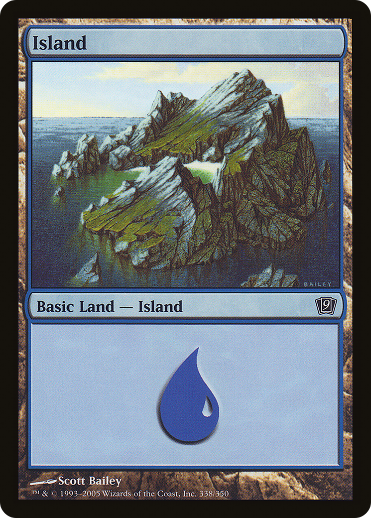 Island (9ED-338★) - 9th Edition Foil