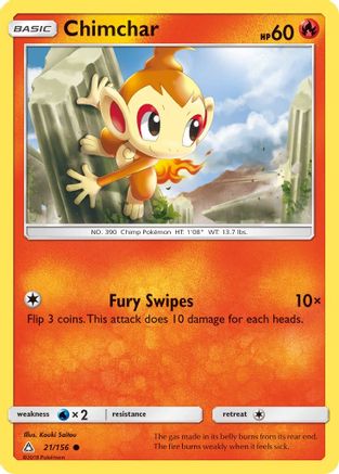 Chimchar (21) (21) 021 SM Ultra Prism - Common