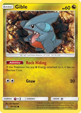 Gible (97) (97) 097/156 SM Ultra Prism - Common